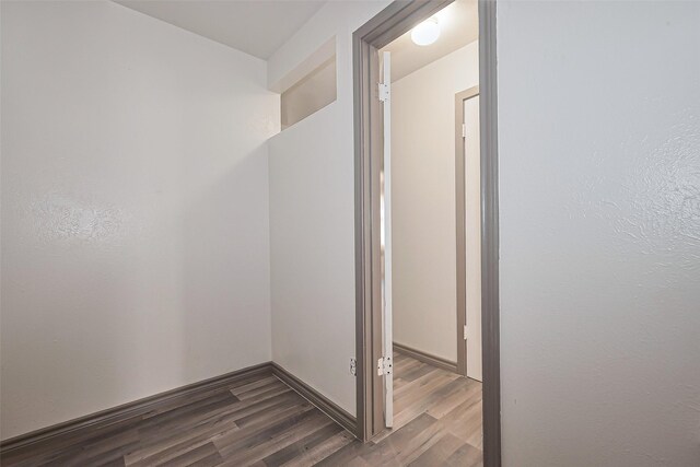 4323 Trafalgar Dr, Houston, TX 77045 - corridor featuring dark wood-style flooring