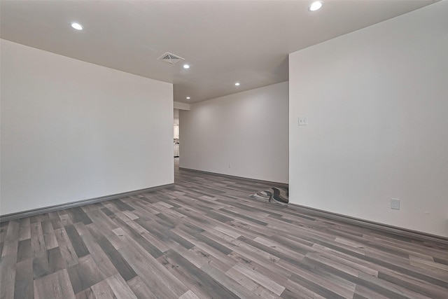 4323 Trafalgar Dr, Houston, TX 77045 - spare room featuring wood finished floors and recessed lighting