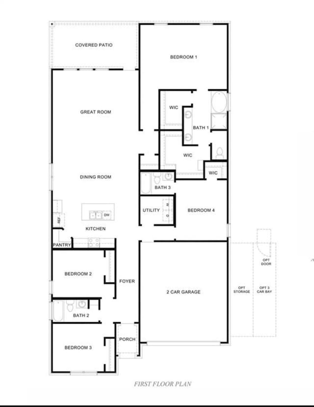 14320 Yellow Hawthorn Ct, Conroe, TX 77384 - view of home floor plan