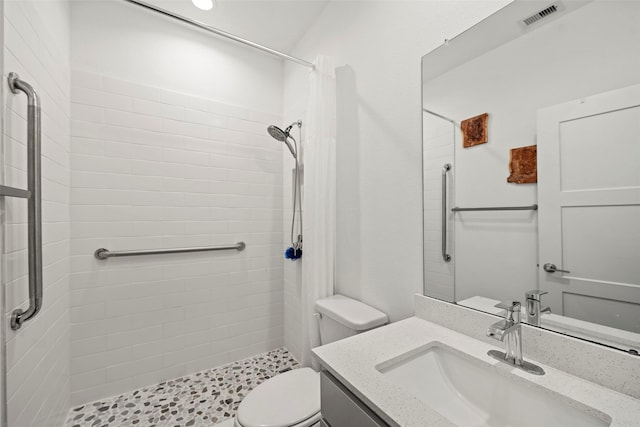 14320 Yellow Hawthorn Ct, Conroe, TX 77384 - bathroom featuring a tile shower and vanity