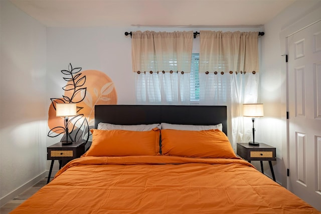 5918 Lattimer Dr, Houston, TX 77035 - bedroom featuring wood finished floors and baseboards