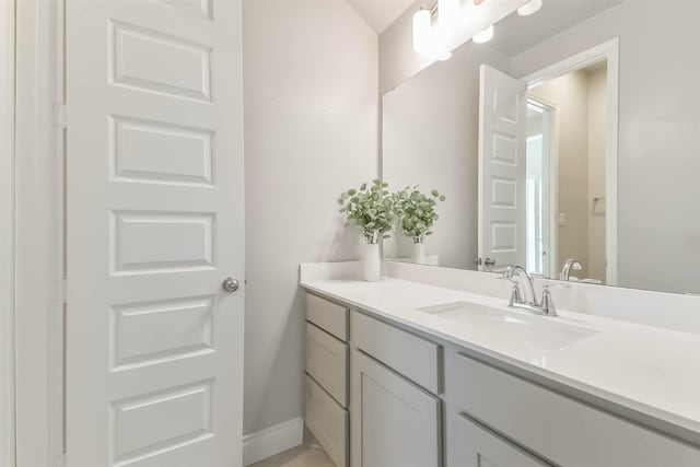 20519 Grazing Foal Ln, Tomball, TX 77377 - bathroom featuring vanity and baseboards