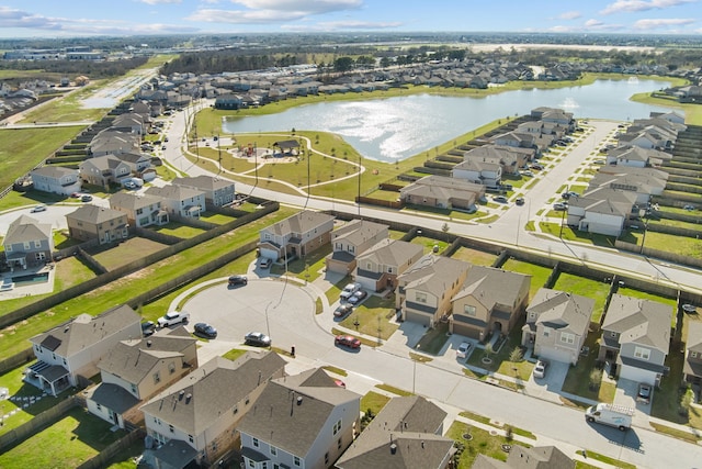 4807 Wellington Manor Ct, Katy, TX 77493 - aerial view of residential area featuring a large body of water