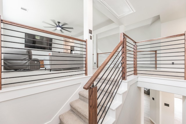 1563 Rd 66114, Dayton, TX 77535 - stairs with attic access