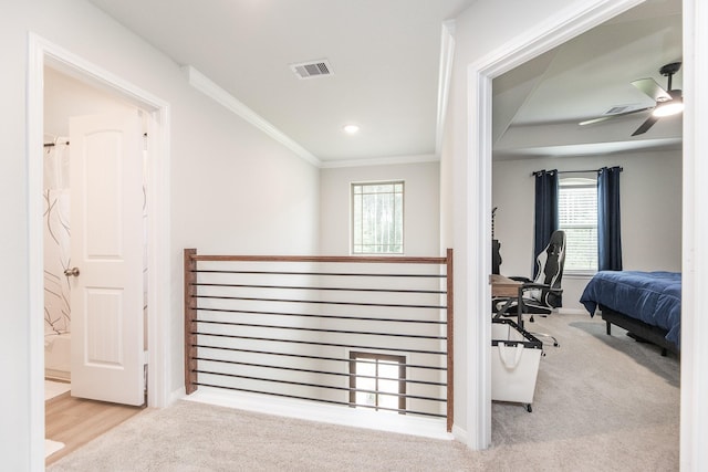 1563 Rd 66114, Dayton, TX 77535 - carpeted bedroom with crown molding and recessed lighting