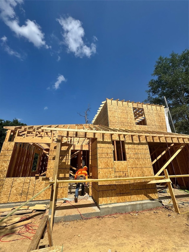 TBC/ Spindle Oaks, Conroe, TX 77385 - view of front of home with an exterior structure