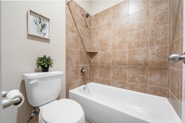 16711 Ramsay Cascades Dr, Humble, TX 77346 - bathroom with toilet and  shower combination