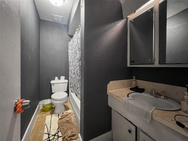 3412 Lantern Ln, Baytown, TX 77521 - bathroom with toilet and vanity
