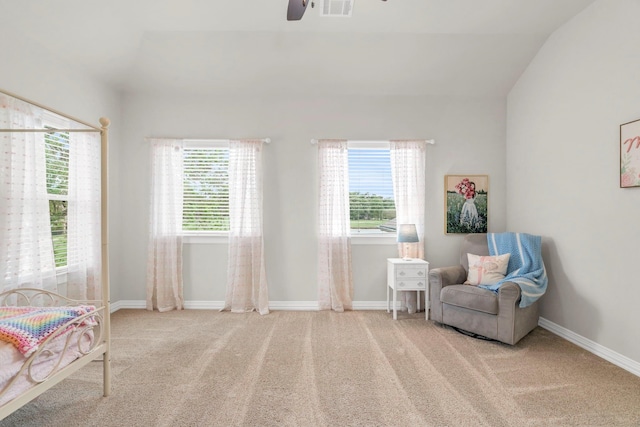 97 La Costa Dr, Montgomery, TX 77356 - living area with carpet and ceiling fan