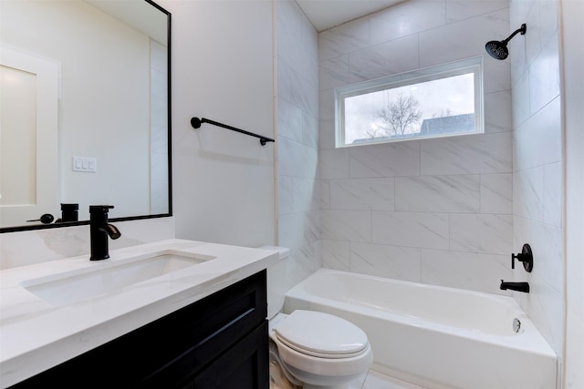 1306 Evelyn St, Houston, TX 77009 - bathroom with vanity and tub / shower combination