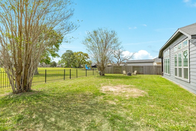 541 Green Meadows Dr, West Columbia, TX 77486 - view of fenced backyard