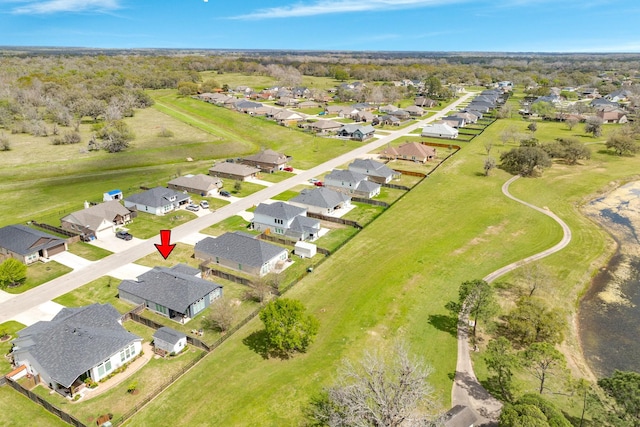 541 Green Meadows Dr, West Columbia, TX 77486 - aerial view of property and surrounding area featuring nearby suburban area