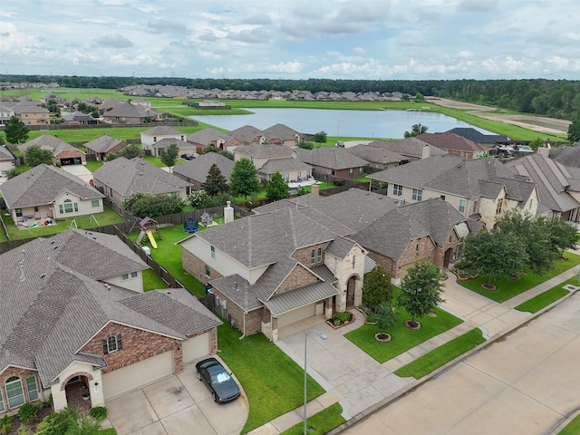 10002 Mahaffey Rd, Tomball, TX 77375 - aerial view of residential area featuring a nearby body of water