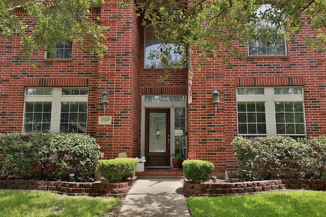 17430 Autumn Oak Way, Spring, TX 77379 - view of exterior entry featuring brick siding