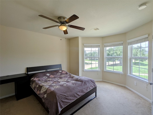 7206 Sunburst Meadow Dr, Houston, TX 77083 - bedroom with carpet floors and ceiling fan