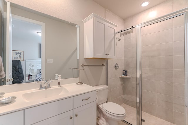 40 Snowdrop Lily Dr, Tomball, TX 77375 - ensuite bathroom with a shower stall and vanity