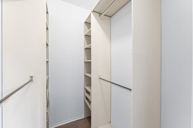9310 Carvel Ln, Houston, TX 77036 - spacious closet with dark wood-style flooring