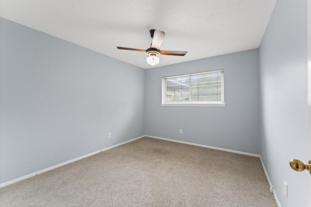 9310 Carvel Ln, Houston, TX 77036 - carpeted spare room featuring ceiling fan and baseboards