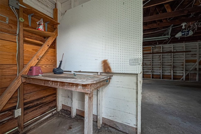 227 Lakeview Dr, Sugar Land, TX 77498 - misc room with concrete flooring