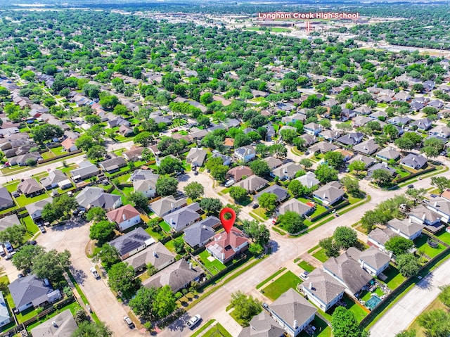 17203 Morning Blossom Pl, Houston, TX 77084 - bird's eye view