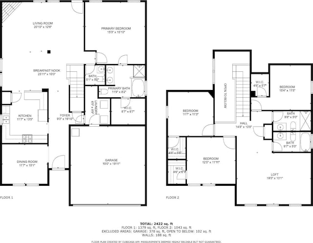 17203 Morning Blossom Pl, Houston, TX 77084 - view of floor plan / room layout