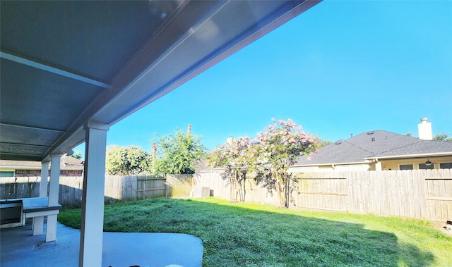 14631 Timber Cliff Ln, Cypress, TX 77429 - fenced backyard with a patio area