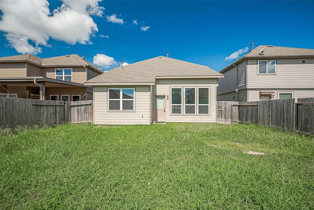 10314 White Fir Villa Ave, Houston, TX 77044 - back of house with a fenced backyard