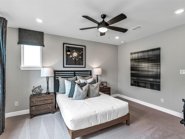 21738 Emerton Crescent Way, Cypress, TX 77433 - carpeted bedroom featuring recessed lighting and ceiling fan