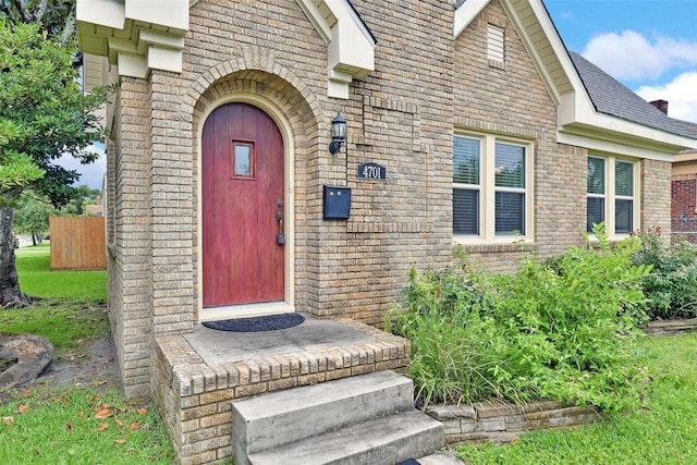4701 Avenue N 1/2 Ave N 1/2, Galveston, TX 77551 - view of exterior entry featuring brick siding