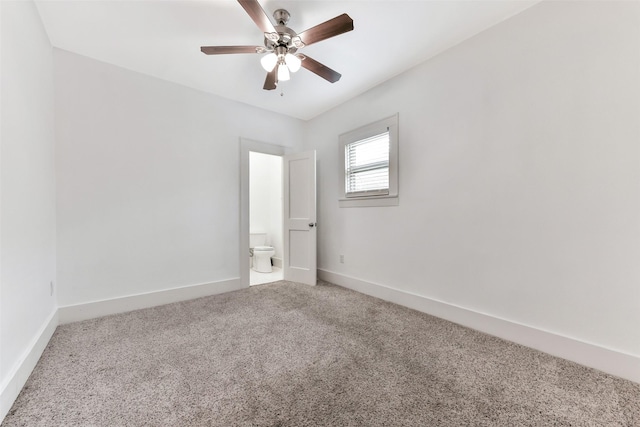 4701 Avenue N 1/2 Ave N 1/2, Galveston, TX 77551 - carpeted spare room featuring ceiling fan and baseboards