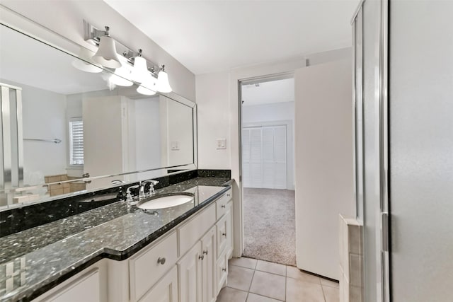 4701 Avenue N 1/2 Ave N 1/2, Galveston, TX 77551 - bathroom featuring vanity and tile patterned floors