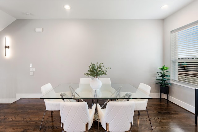 1822 Mcilhenny St Unit A, Houston, TX 77004 - dining room featuring wood finished floors and recessed lighting