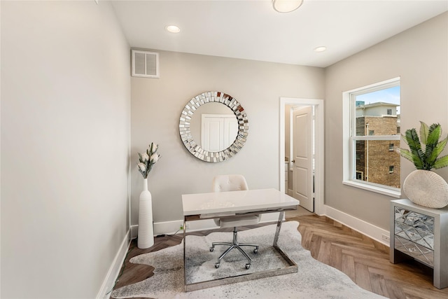 1822 Mcilhenny St Unit A, Houston, TX 77004 - home office featuring recessed lighting