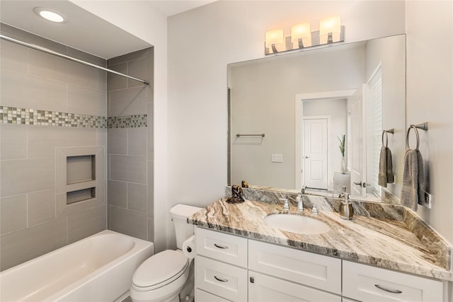 1822 Mcilhenny St Unit A, Houston, TX 77004 - full bathroom featuring vanity and bathtub / shower combination