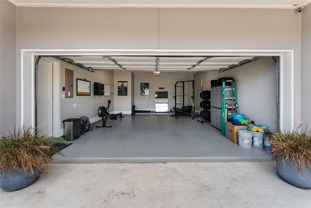 1822 Mcilhenny St Unit A, Houston, TX 77004 - garage with electric panel