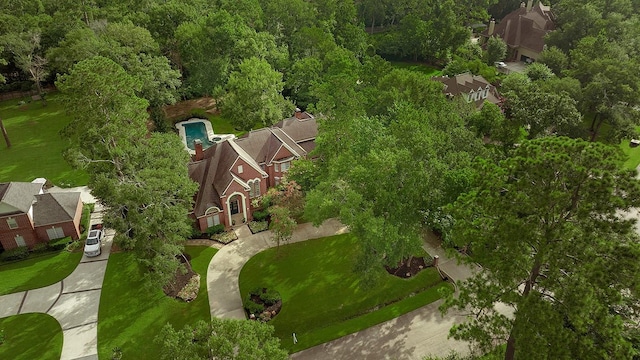 25 Red Sable Pt, The Woodlands, TX 77380 - aerial view of residential area