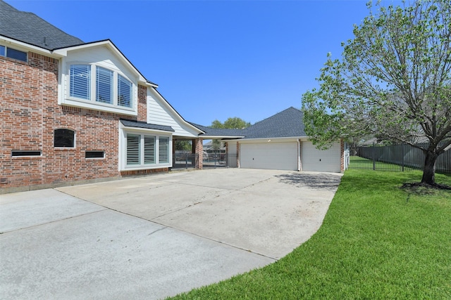 17310 Calico Peak Way, Cypress, TX 77433 - view of home's exterior with brick siding and driveway