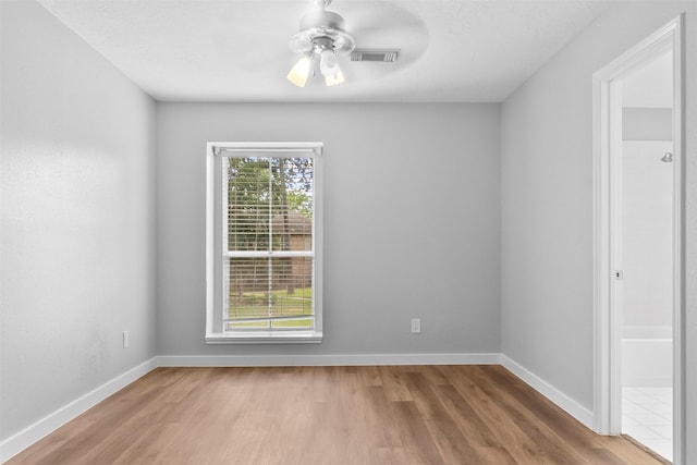 668 N Eldridge Pkwy, Houston, TX 77079 - unfurnished room with wood finished floors and a ceiling fan