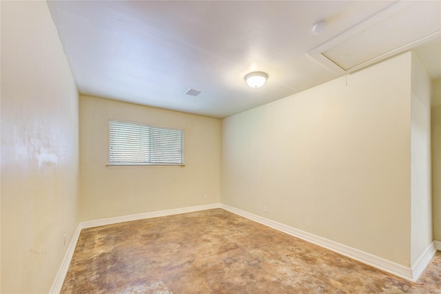 5307 Boyce Springs Dr, Houston, TX 77066 - unfurnished room featuring a smoke detector and attic access