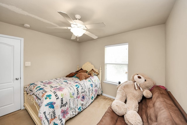 3811 Rosalind Ln, Houston, TX 77053 - bedroom featuring carpet flooring and ceiling fan