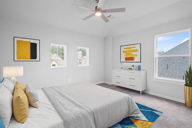 3040 Mesquite Pod Trl, Conroe, TX 77301 - bedroom featuring carpet flooring and ceiling fan