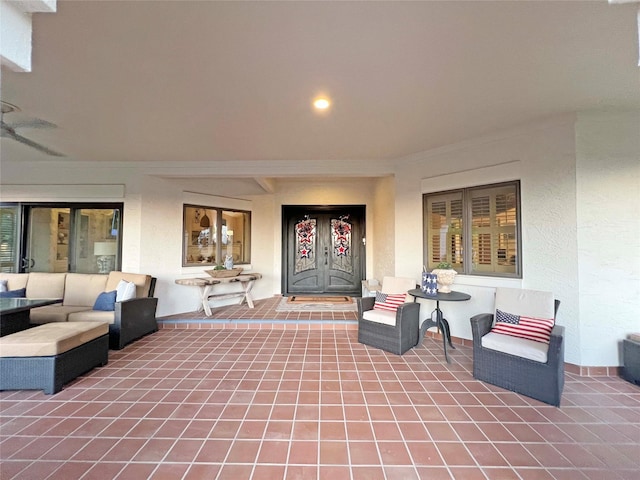 1234 Challenger, Lakeway, TX 78734 - view of patio with outdoor lounge area