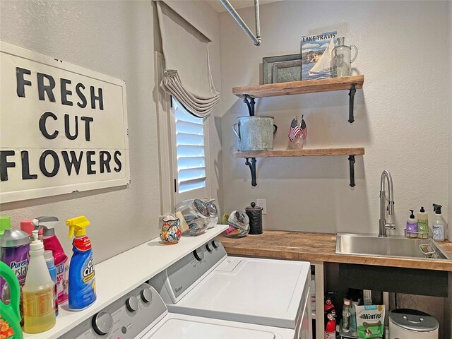 1234 Challenger, Lakeway, TX 78734 - laundry area with separate washer and dryer