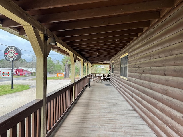 203 W Elder St, Colmesneil, TX 75938 - view of wooden porch