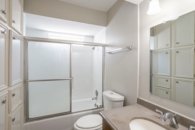 5606 Water Leaf Ln, Houston, TX 77088 - full bathroom featuring vanity and shower / bath combination with glass door