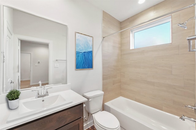1013 Erin St Unit W, Houston, TX 77009 - full bathroom featuring vanity and shower / tub combination
