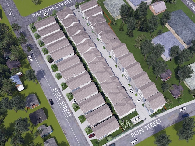 1013 Erin St Unit W, Houston, TX 77009 - aerial perspective of suburban area