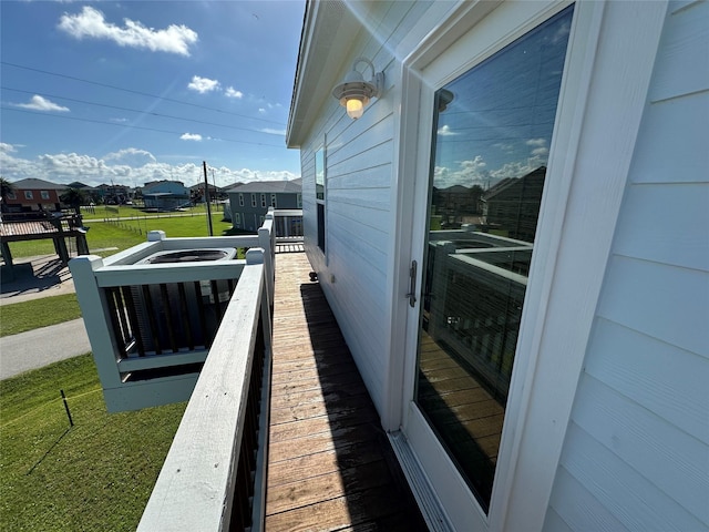 2429 Sand Bar Ln, Crystal Beach, TX 77650 - balcony featuring a residential view