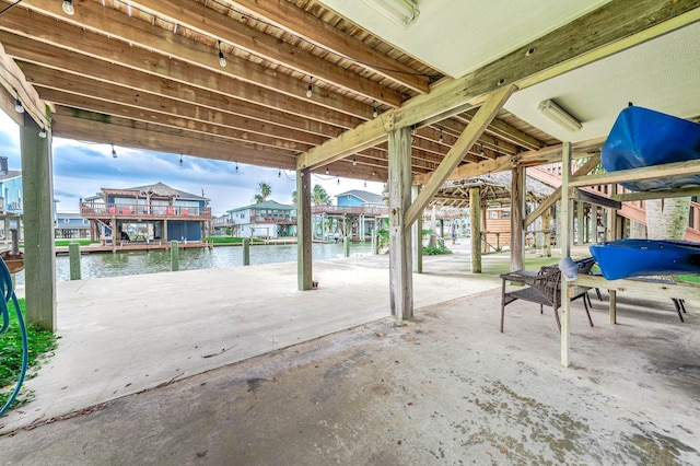 211 Anchor Dr, Freeport, TX 77541 - view of patio / terrace with a water view