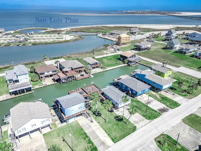 211 Anchor Dr, Freeport, TX 77541 - aerial view of residential area with a nearby body of water